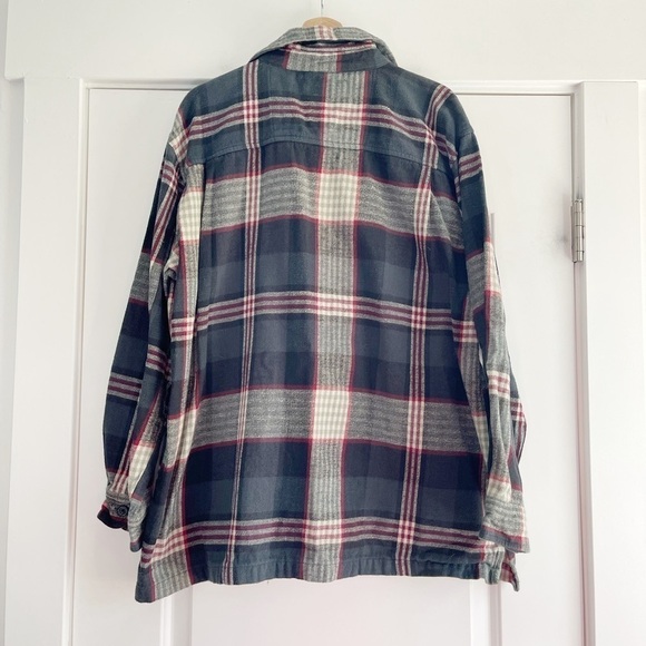 Vintage Northcrest Zip Front Plaid Shirt/Shacket - 2X - Picture 4 of 4